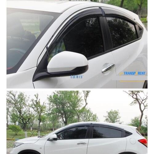 Window Deflectors For Mercedes-Benz GLB 4pcs 2019 2020 2021 Window Visors Sun Rain Tape On Deflector Wind Rain Guards