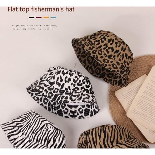 Toddler Summer Bucket Hat, Cute Leopard Animal Pattern Short Brim UV Protection Fisherman Hat For 2-6Years Baby Girls Boys