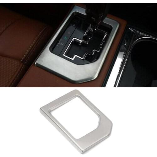 Stainless Car Interior Console Gear Shift Panel Frame Cover Trim for Toyota - 2014-2021 (Not Fit for RHD)