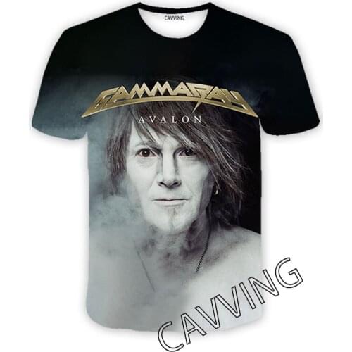 CAVVING 3D Printed Gamma Ray Rock Casual T-shirts Hip Hop Tee Shirts Harajuku Styles Tops Clothing for Men/women R02