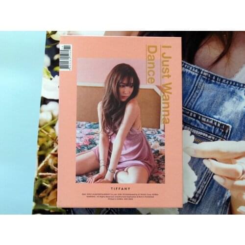 SNSD Tiffany Autographed signed 2016 SOLO I Just Wanna Dance album CD+photobook +autographed poster new korean version 05.2016