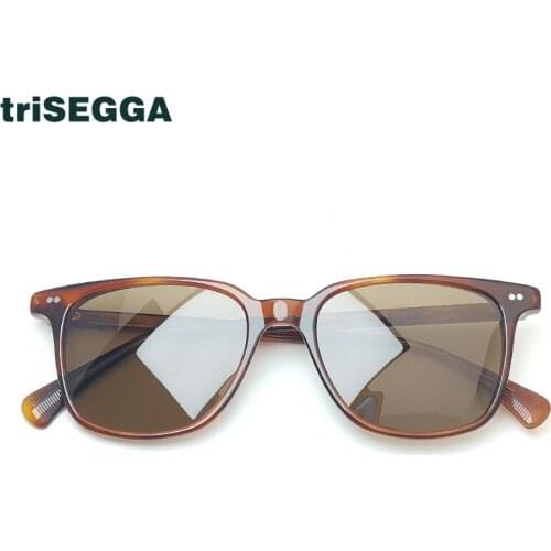 Trisegga 2021 OV5316 Brown Polarized Sun Glasses Frames Rectangle Acetate Women Men Designer Teenage Prescription Sunglasses