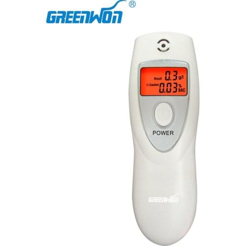 5pcs/ pack Hot Professional Digital Breath Alcohol Tester Detector Breathalyzer Portable Key Chain Alcohol Analyzer Breathlyser