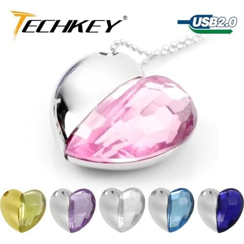 Real capacity Lovers gift Hot beautiful heart Usb Stick 4gb 8GB 16GB 32GB Special Pen Drive U disk 64GB usb flash drive disk