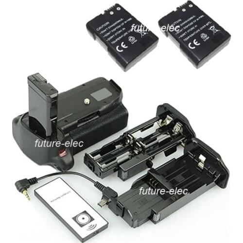 Vertical Battery Handle Hand Grip Pack For Nikon D3100 D3200 D3300 D5300 Camera as MB-D31+IR Remote+2x EN-EL14+AA Battery Holder