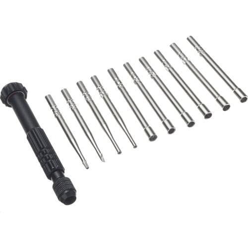 10pcs Screwdriver Carburetor Adjustment Tool Single D Double D Hexagon Hex Socket Kit Set