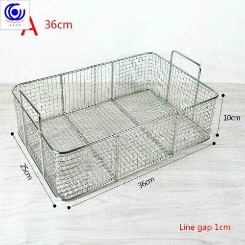 6 options Stainless steel fryer screen French fries frame square filter net encrypt colander shaped Frying basket fryers meshed