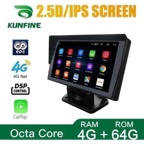 Android Core Octa 10.0 Car DVD GPS Navigation Player Deckless Car Stereo for Universal Truck GPS Radio multimedia device