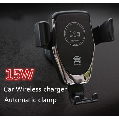 Qi 10W Car Fast Wireless Charger For Android 7.5W Car Wireless Charger For Samsung Galaxy S7 S8 S9 S10 Note 9 Charger