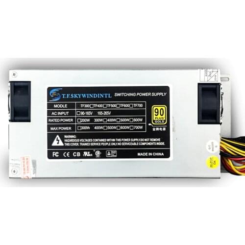 1U Power Supply 400W 1U Flex ATX IPC Power Supply with Active PFC PSU Network industrial control server 1U power supply