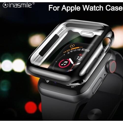 Fabulous Slim Watch Cover for Apple Watch Case 6 SE 5 4 3 2 42MM 38MM Clear TPU Screen Protector for iWatch Series 5 44MM 40MM