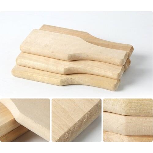 Flat/Groove Wood Board Pottery Tool Mud Sculpture Clay Paddle Board Modeling DIY