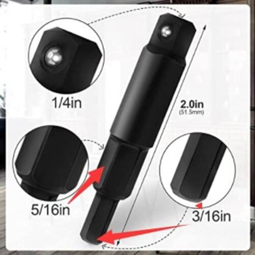 066E 3/8” to 1/4” 5/16'' x 1/4'' Ratcheting Service Wrench with Hex Bit Adapter Air Conditioning Refrigeration Equipment