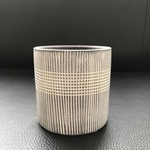 Round Flowerpot Silicone Pot Mold for Home Landsape Planter Concrete Molds Handmade Cement Clay Pot Mould