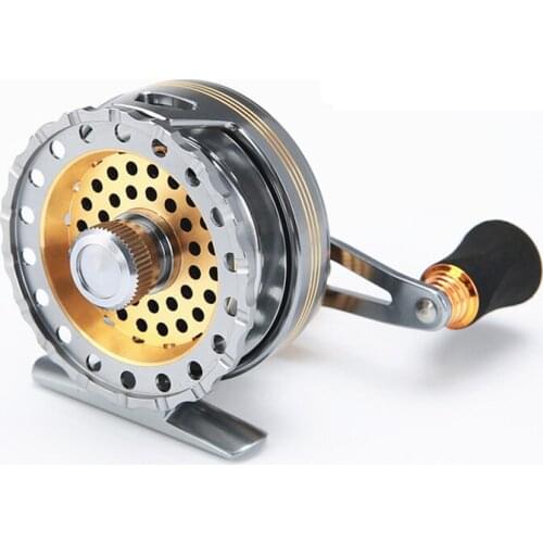 ICE Raft Wheel Rod Fishing Wheel Spinning Carved Metal 6+1 Bearing Fly Fishing Rod Machine Reel Surfcasting Fish Front Rod Spin