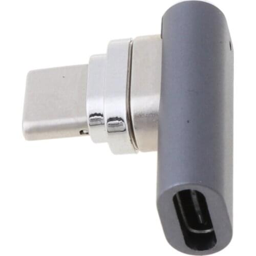 Magnetic USB C Adapter 9Pins Type C Connector 100W Fast Charge 20 Mbps Data Transfer for macBook Pro 2019 /Air