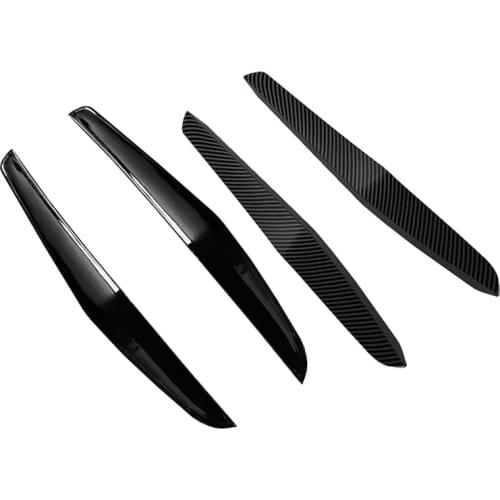 Front Bumper Lip Splitter Fin Air Knife Auto Body Kit Car Spoiler for Honda Civic FK8 Si Type-R 2019-2021