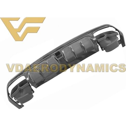 Suitable For 13-16 Benz W222 S Class S63 S65 VAD-B Carbon Fiber Rear Lip Diffuser Bumper Body Kit