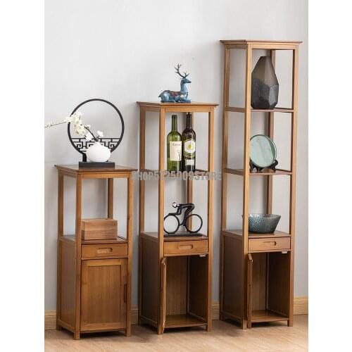 New Chinese flower shelf living room indoor floor-standing flower pot stand solid wood balcony bonsai stand ornament flower stan