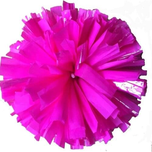 32CM Pink Game pompoms (2pieces/lot) Cheers pompon The Handle can choose The Color can free combination