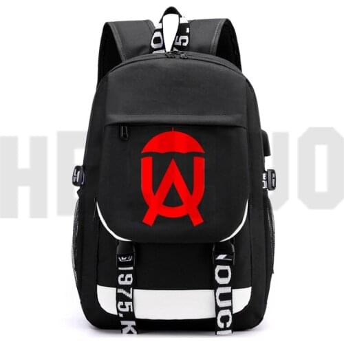 The Umbrella Academy High Quality Backpack Children Anti-theft School Bags Teenage Girls Women Usb Charging Bag Men Travel Bags