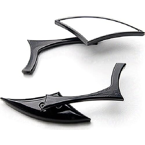 Brand new Custom Rear View Mirrors Black Pair w/Adapters For Suzuki Savage LS 650