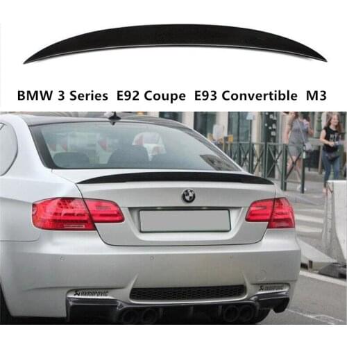 Carbon Fiber Spoiler For BMW 3 Series E92 Coupe E93 Convertible M3 2006-2014 High Quality Wing Lip Spoilers