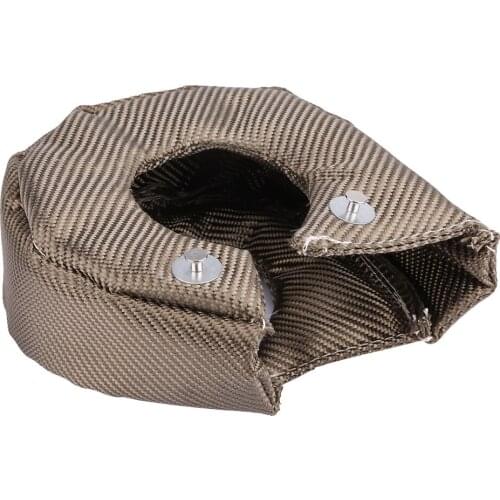 T3 T4 Titanium Turbo Blanket Heat Shield Barrier Charger Cover Wrap