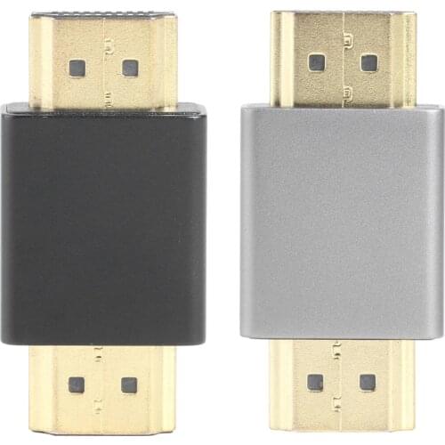 Extension Converter Adapter Coupler HDMI-compatible Type A Extender Connector 19 Pin Male to Male Adapter for Laptop Projector