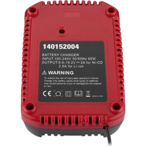 9.6V-19.2V 2A Replacement Smart Battery Charger Fast Charging Adapter for Craftsman Ni-CD/Li-ion Batteries US/EU Plug E56B