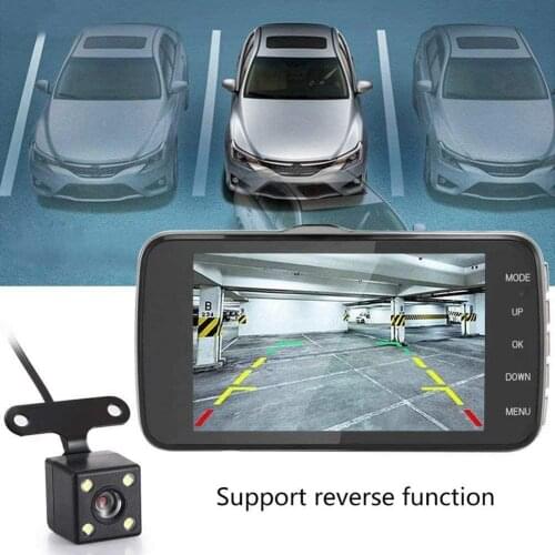 4 Inch Car Dash Cam Video DVR Recorder 1080P Driving Recorder 170D Underwater Waterproof Helmet Video Recording Cameras Sport