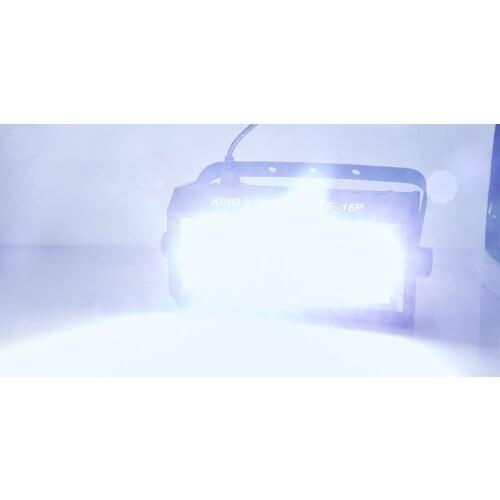 High power 400W flash super bright DMX512 SOUND control 16 LED Stroboscope 400W Strobe Lamp Party Disco DJ Lighting strobe light