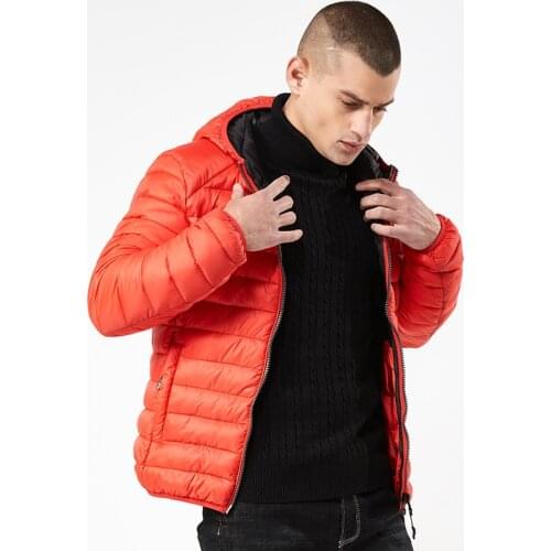 Winter Jacket Men Fashion Stand Collar Male Parka Jacket Mens Thick Jackets Hooded Spring Autumn Coats Man Winter Parkas