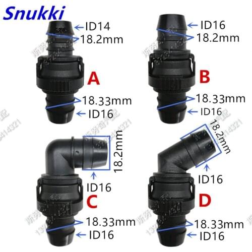 18mm 18-ID14 185-ID plastic female connector auto fuel line quick connector plastic connector female fittings 2pcs a lot