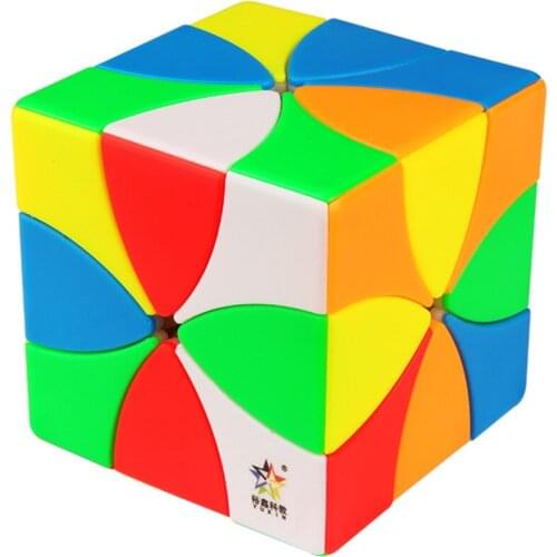 3*3 Magic Cube Eight Leaf Flowers Puzzle Magic Cube Toys for Children Magnetic Strange Shape Kids Toy Bb50
