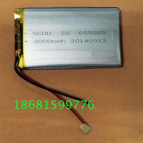 3.7V 605085 polymer lithium battery 3000MAH 7 inch tablet battery core A spot Rechargeable Li-ion Cell