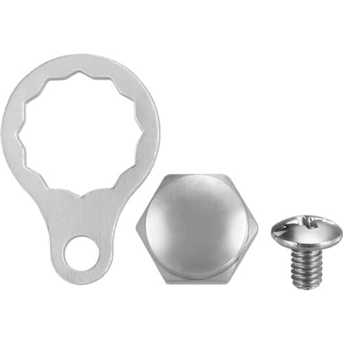 4 pcs Fishing Locking Plate Fishing Reel Screw Nut Cap Handle Repair Parts Fishing Accessories Tool For Carp Fishing Tackle Set