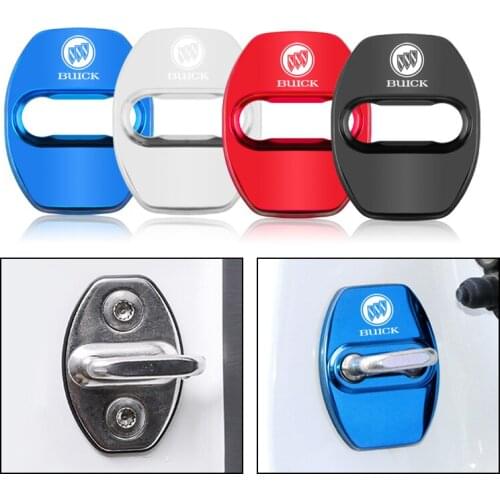 4Pcs Car Door Lock Rust Protection Cover Accessories For Buick Regal GL8 Encore Lacrosse Excelle XT Verano Envision Hideo Enclav