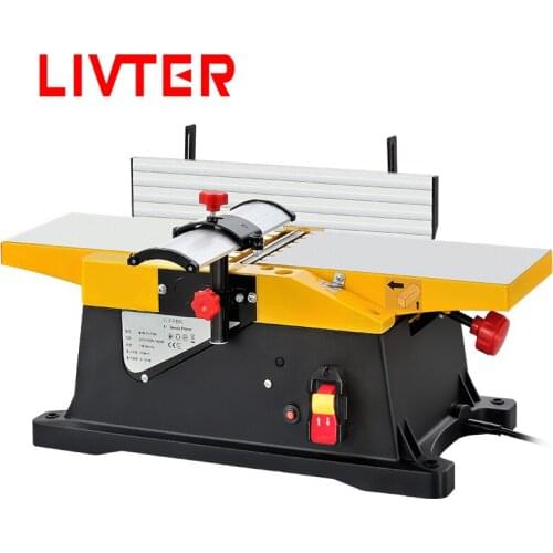 6 inch portable fast shipping woodworking jointer planer for household in stock Jeddah Israel warehouse