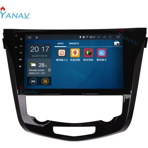 Car GPS player For-Nissan X-Trail Qashqai j11 j10 Radio 2014-2019 Car radio navigation video HD touch screen Multimedia player