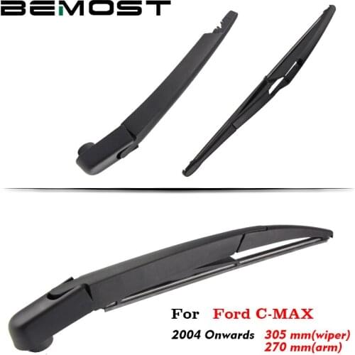 BEMOST Car Rear Windscreen Windshield Wiper Arm Blade Soft Natural Rubber For Ford C-Max 305mm Hatchback Year From 2004 To 2018