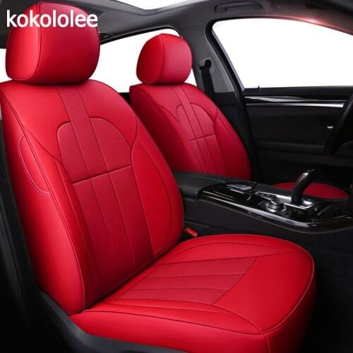 Kokololee custom real leather car seat cover for FIAT Bravo Freemont Punto Linea Ottimo Automobiles Seat Cover car seats protect