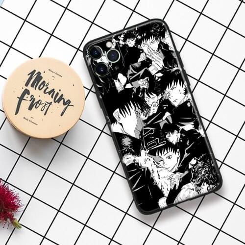 Megumi Fushiguro Jujutsu Kaisen Anime Phone Case For IPhone 11 12 Mini Pro XS Max 6s X XR 6 7 8 Plus SE Soft TPU Glass Cover