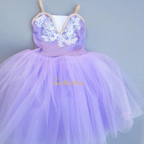 Children Swan Lake Dance Dress Ballet Tutu Dress Child Bailarina Lace Long Tutu Girls Ballet Leotards For Adult Ballet Dancewear