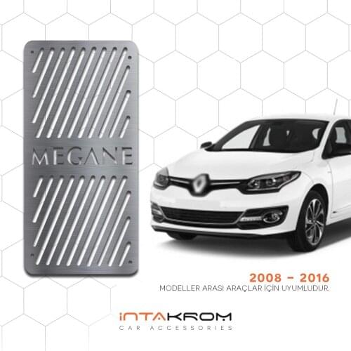 For Renault Megane 3 chrome foot rest pedal 2008 - 2016 compatible Stainless Steel Chromium Styling Accessories