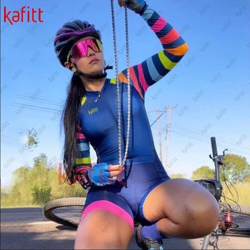 Kafitt Bermuda De Ciclista Feminina Com Gel Cyclisme Vestido De Mujer Equipamento De Ciclismo Inverno Triathlon Jumpsuit Tights
