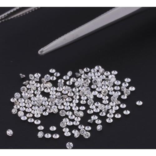 1ct/pack HPHT Lab Grown Diamond DEF Color White 1.8mm Melee Size Round Diamond for Jewelry