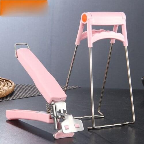 Kitchen Anti Scald Hot Plate Bowl Dish Pot Holder Carrier Clamp Clip Tool Suction Cup Sharpening Stainless Steel Anti-scaldin