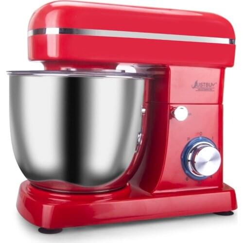 Food Processor 5L 1500W 6-speed Kitchen Stand Mixer Cream Egg Whisk Blender Cake Dough Mixer Bread Maker Machine