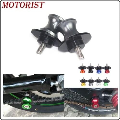 M10 Motorcycle parts Swingarm Spools slider stand screws 10mm for Kawasaki Ninja ZX-6 ZX-6R ZX600 ZX636 ZX-6RR ZX-9R ZX900